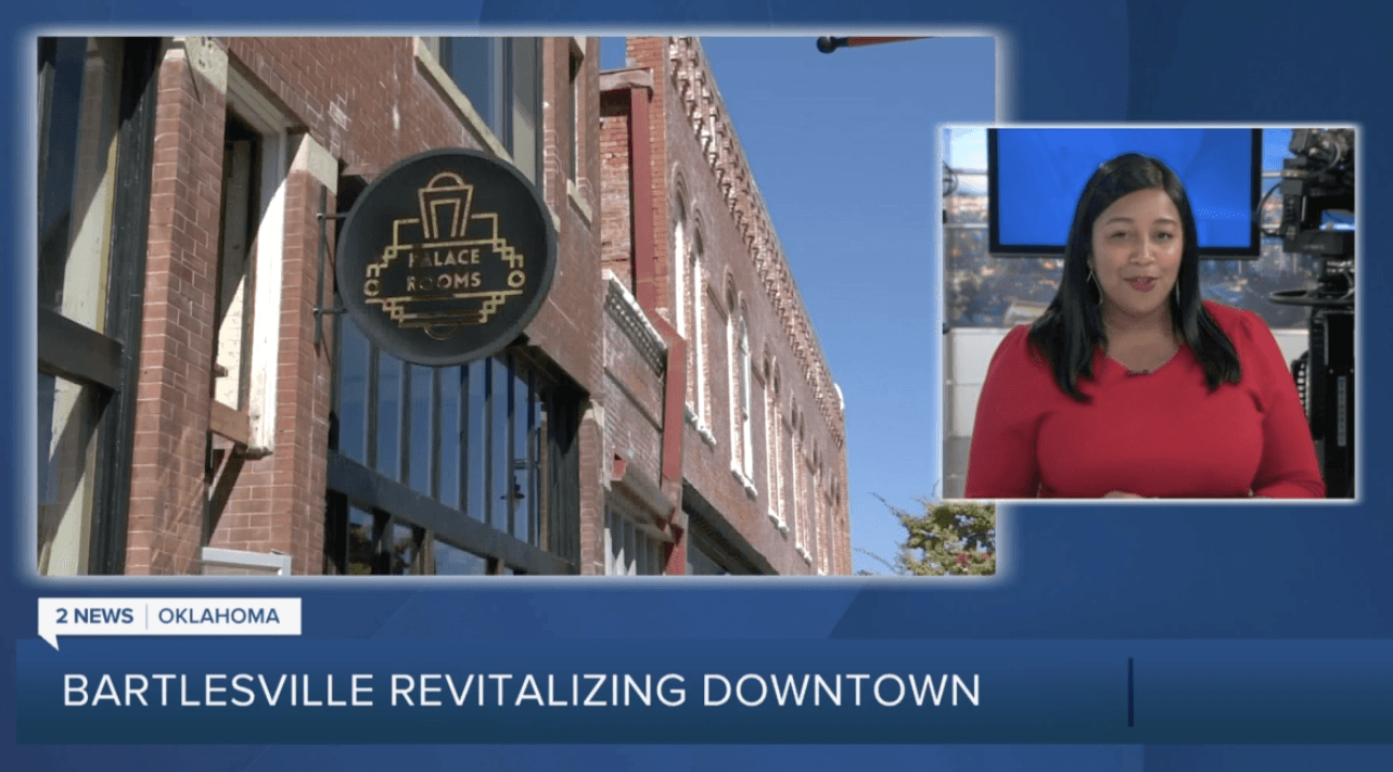 Downtown Bartlesville revitalization featured by 2News Oklahoma