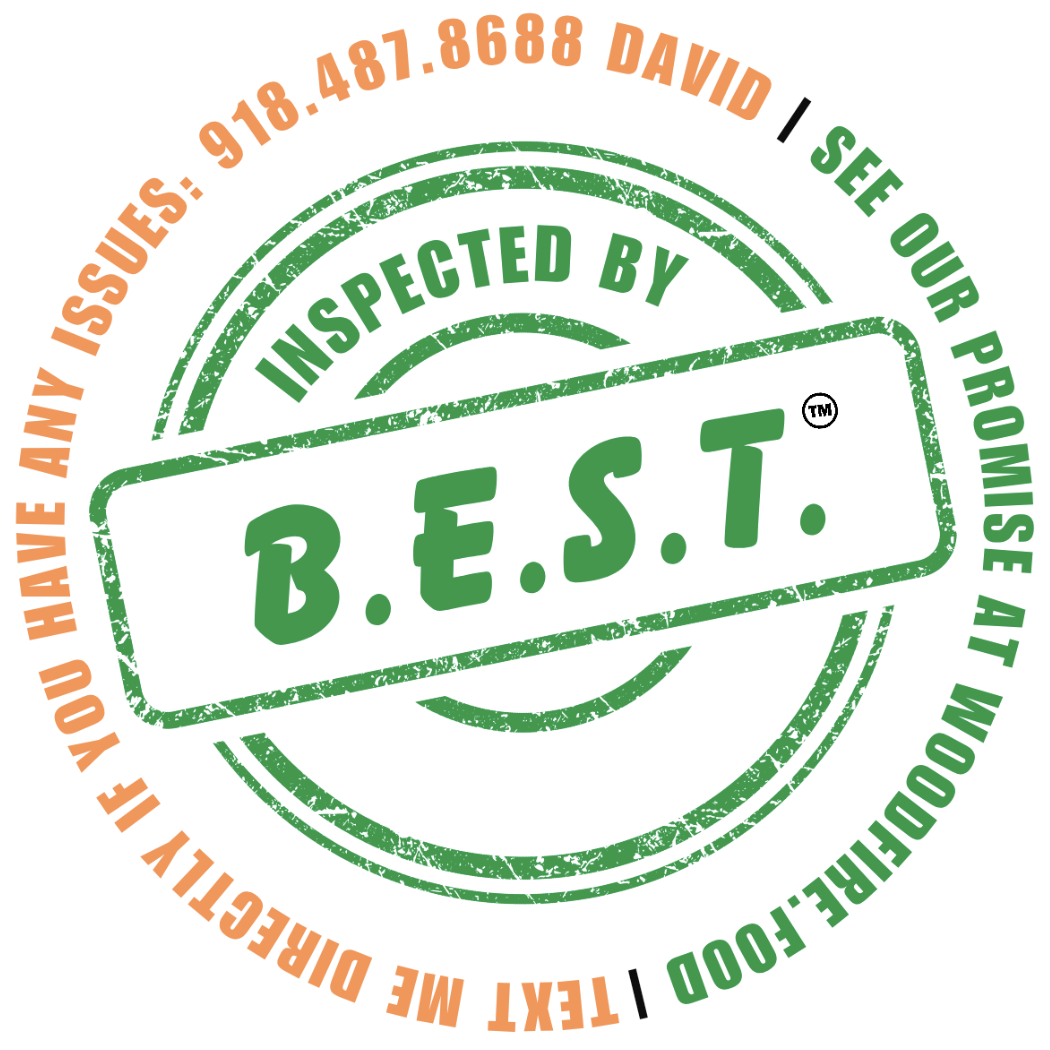 Inspected by B.E.S.T. promise badge